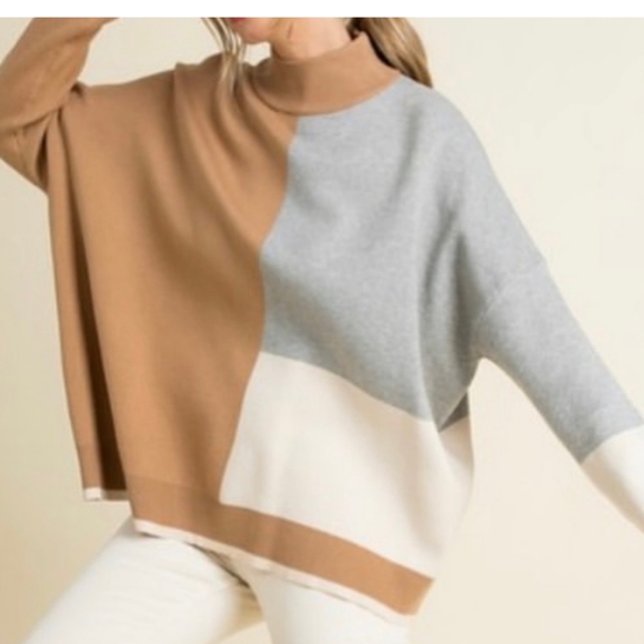 Anthropologie THML Colorblock Sweater, XS. - Picture 5 of 5